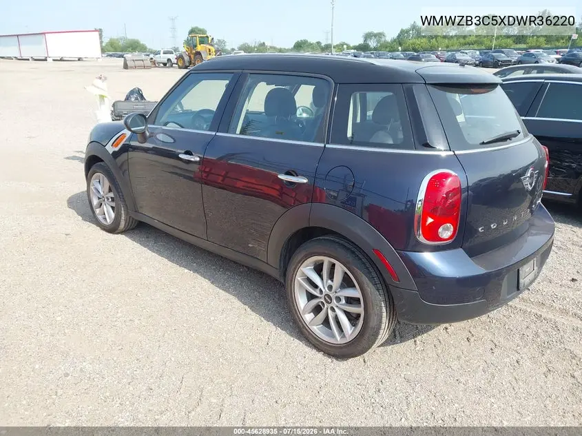 2013 Mini Countryman Cooper VIN: WMWZB3C5XDWR36220 Lot: 45628935