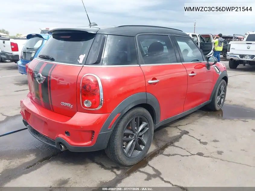 2013 Mini Countryman Cooper S VIN: WMWZC3C56DWP21544 Lot: 45651268