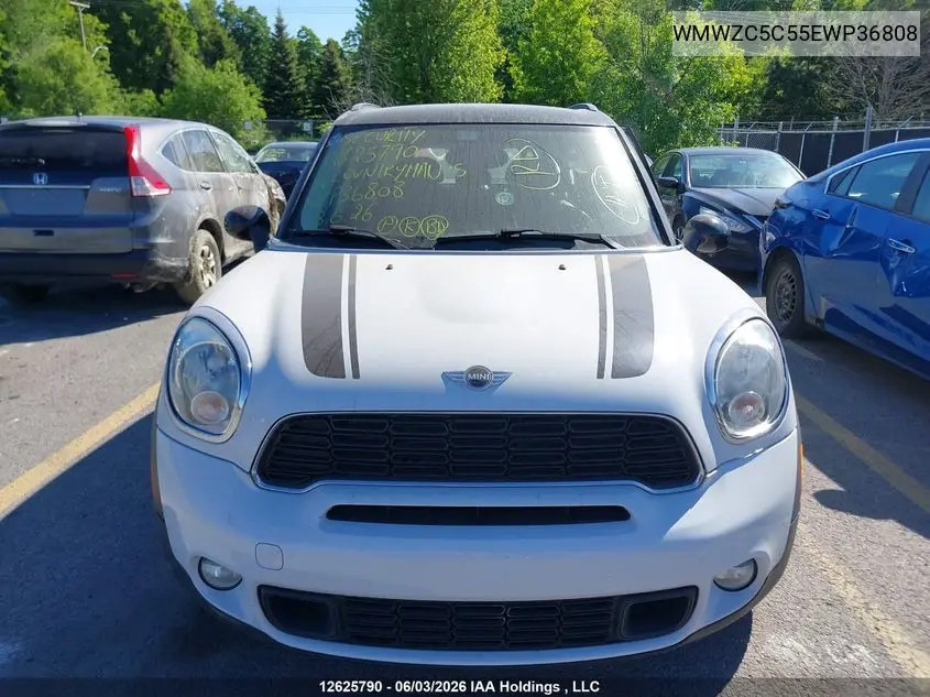 2014 Mini Countryman Cooper S VIN: WMWZC5C55EWP36808 Lot: 12625790