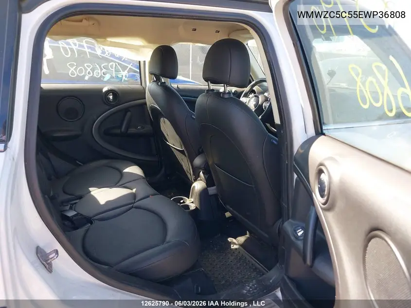 2014 Mini Countryman Cooper S VIN: WMWZC5C55EWP36808 Lot: 12625790