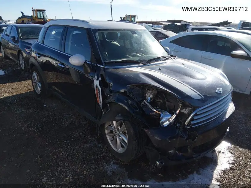2014 Mini Countryman Cooper VIN: WMWZB3C50EWR39712 Lot: 44242363