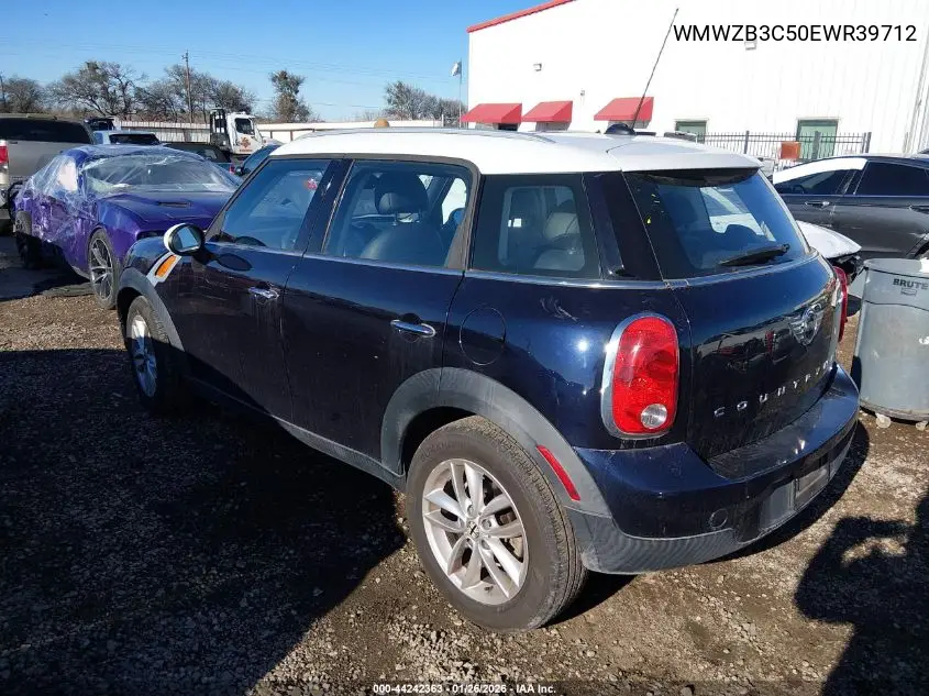 2014 Mini Countryman Cooper VIN: WMWZB3C50EWR39712 Lot: 44242363