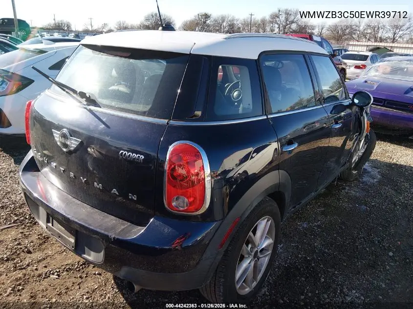 2014 Mini Countryman Cooper VIN: WMWZB3C50EWR39712 Lot: 44242363