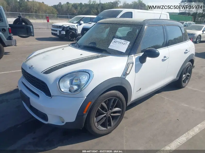 2014 Mini Countryman Cooper S VIN: WMWZC5C50EWP36974 Lot: 44715347