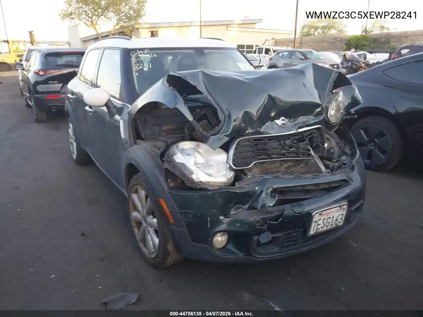 2014 Mini Countryman Cooper S VIN: WMWZC3C5XEWP28241 Lot: 44786138