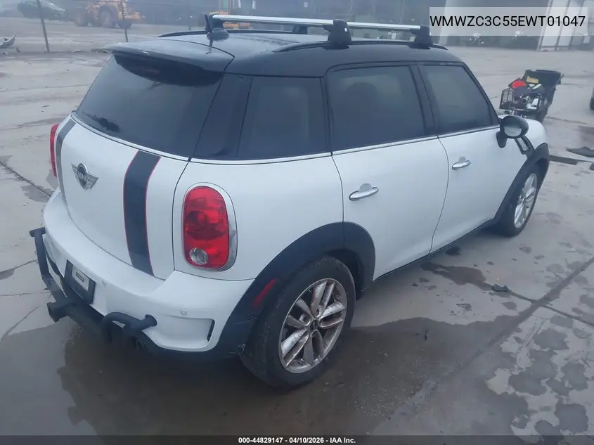 2014 Mini Countryman Cooper S VIN: WMWZC3C55EWT01047 Lot: 44829147
