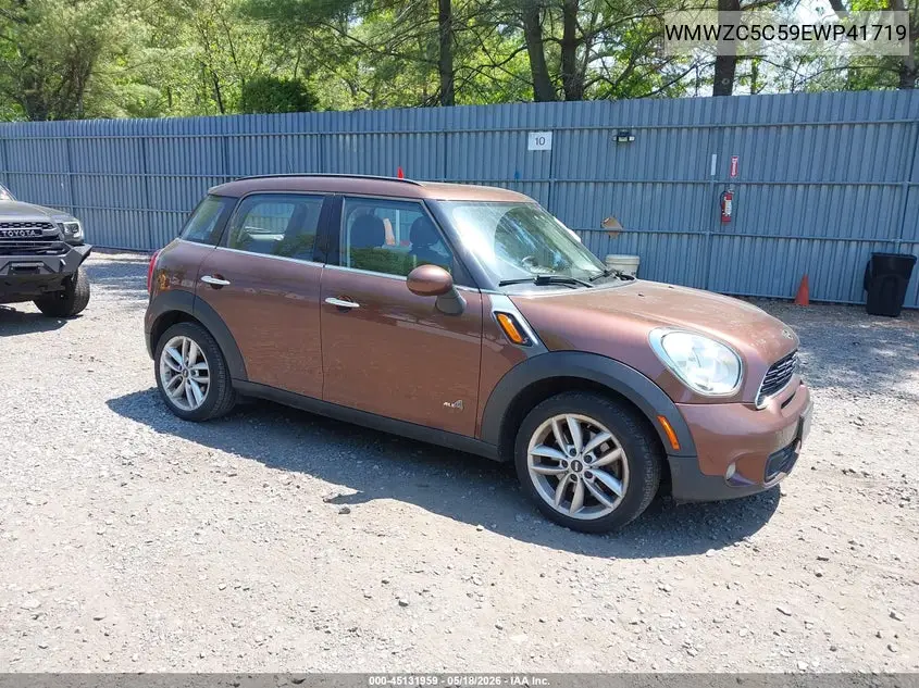 2014 Mini Countryman Cooper S VIN: WMWZC5C59EWP41719 Lot: 45131959