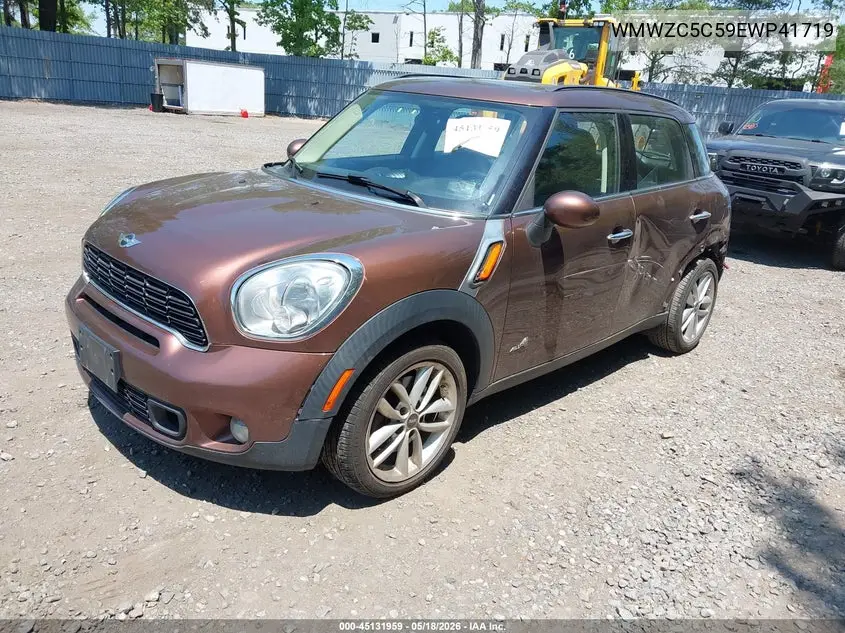 2014 Mini Countryman Cooper S VIN: WMWZC5C59EWP41719 Lot: 45131959
