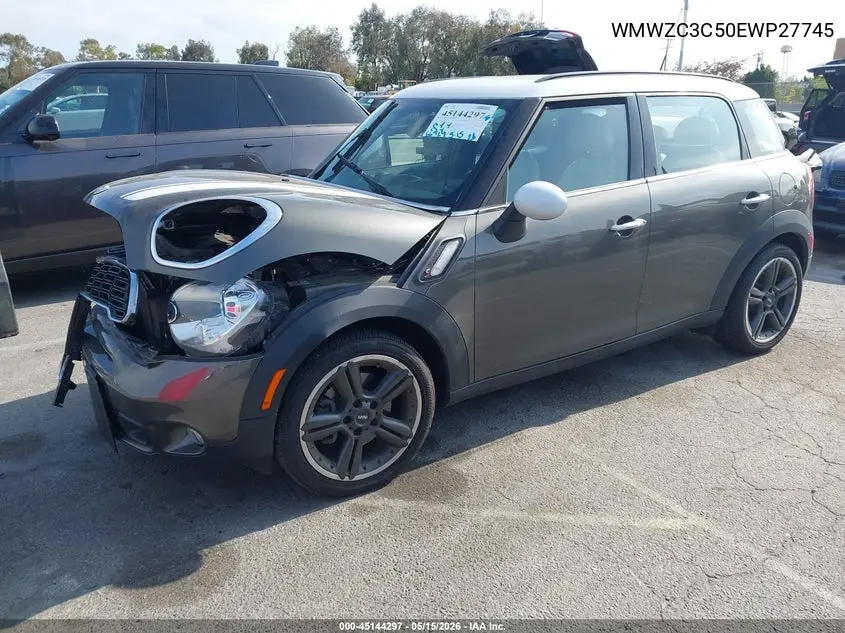 2014 Mini Countryman Cooper S VIN: WMWZC3C50EWP27745 Lot: 45144297