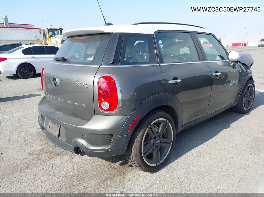 2014 Mini Countryman Cooper S VIN: WMWZC3C50EWP27745 Lot: 45144297