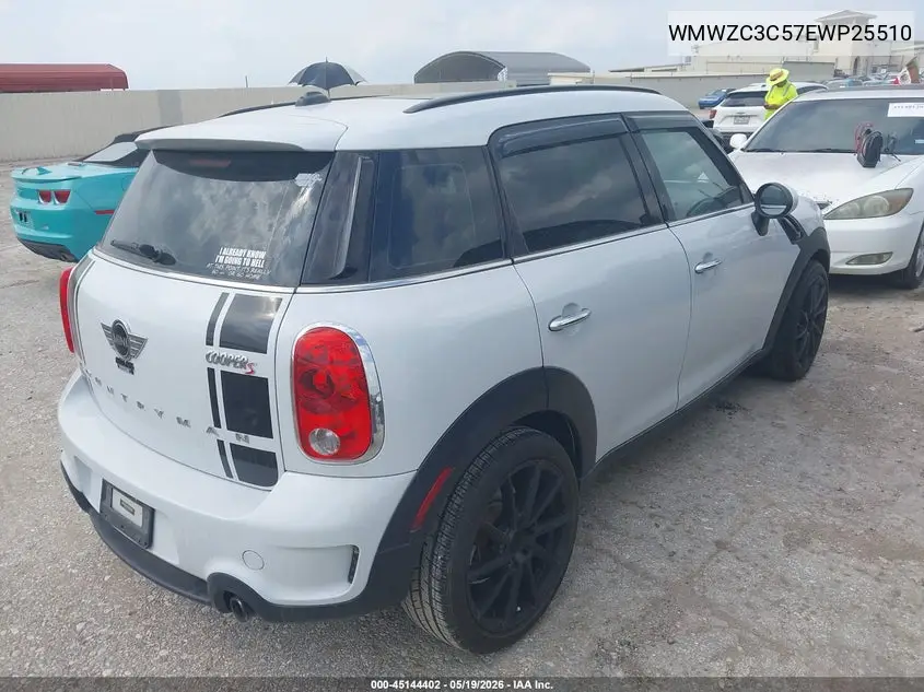 2014 Mini Countryman Cooper S VIN: WMWZC3C57EWP25510 Lot: 45144402