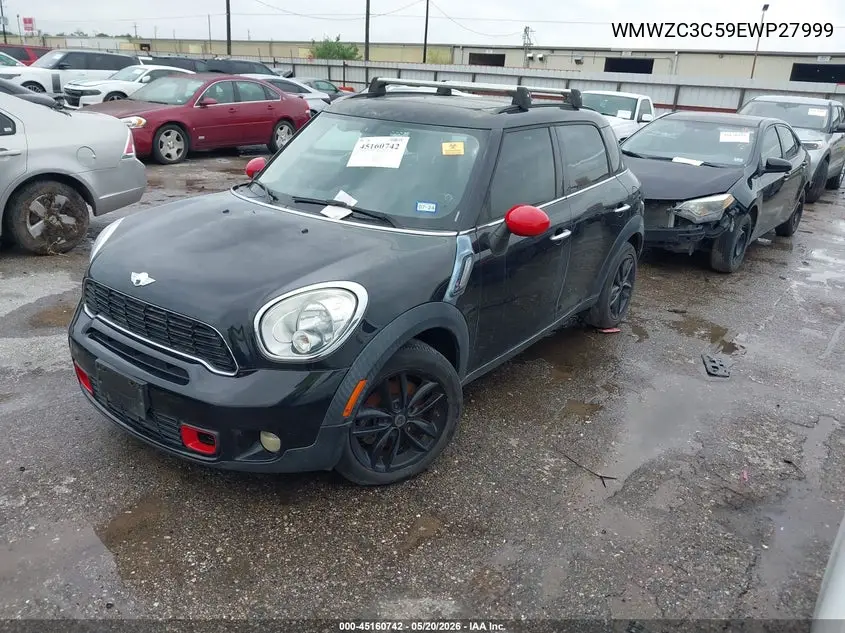 2014 Mini Countryman Cooper S VIN: WMWZC3C59EWP27999 Lot: 45160742