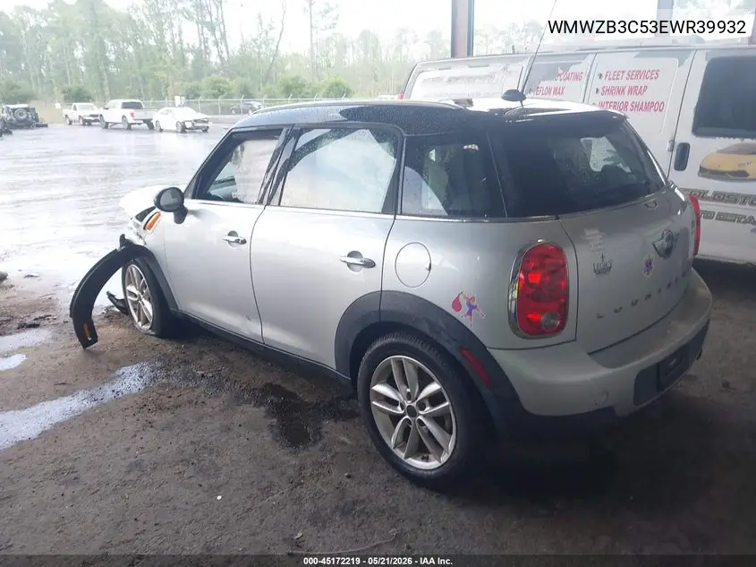 2014 Mini Countryman Cooper VIN: WMWZB3C53EWR39932 Lot: 45172219