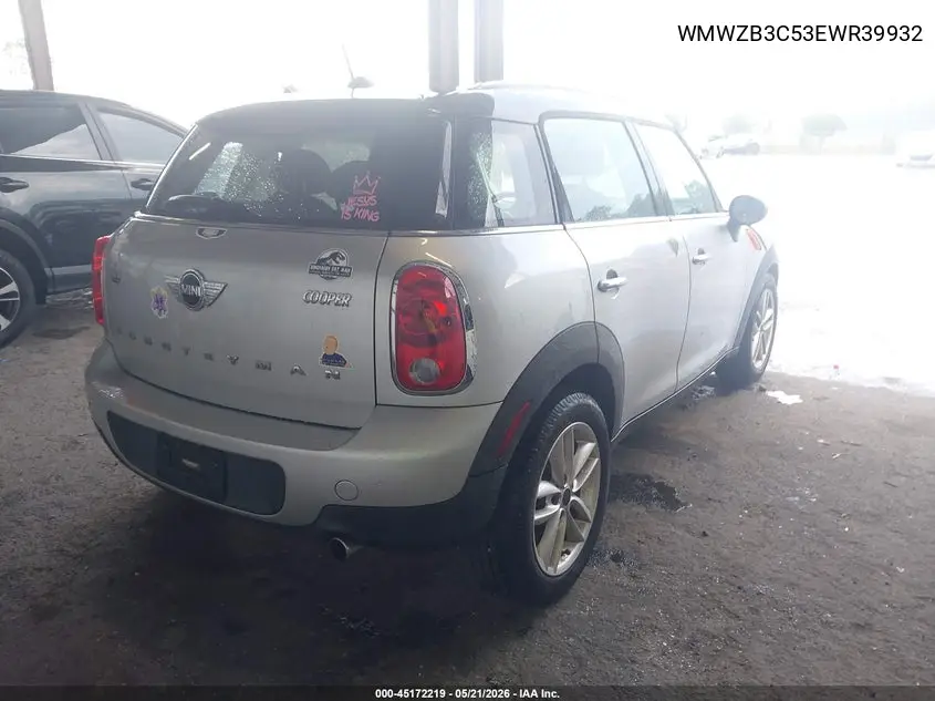 2014 Mini Countryman Cooper VIN: WMWZB3C53EWR39932 Lot: 45172219