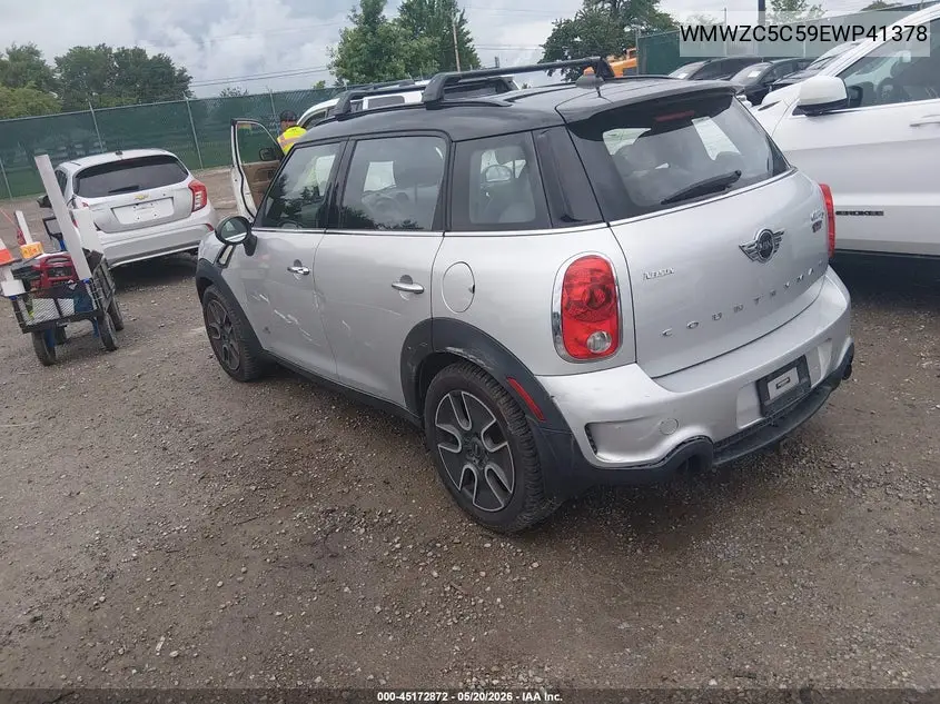 2014 Mini Countryman Cooper S VIN: WMWZC5C59EWP41378 Lot: 45172872
