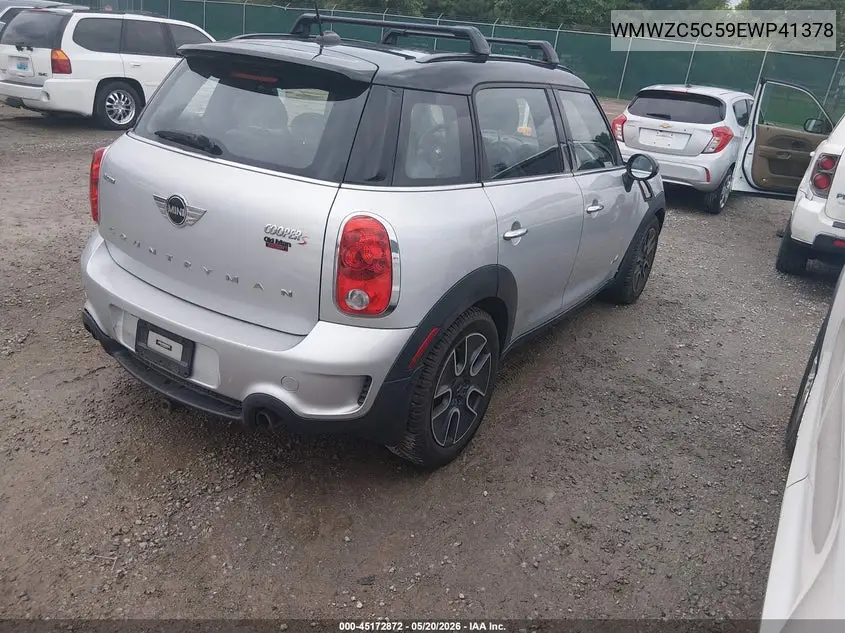 2014 Mini Countryman Cooper S VIN: WMWZC5C59EWP41378 Lot: 45172872
