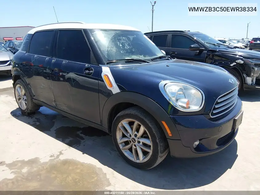 2014 Mini Countryman Cooper VIN: WMWZB3C50EWR38334 Lot: 45211150