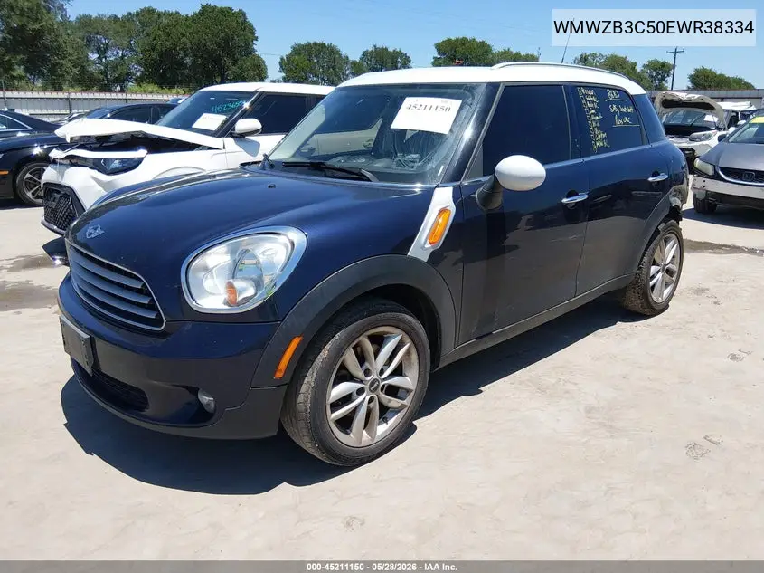 2014 Mini Countryman Cooper VIN: WMWZB3C50EWR38334 Lot: 45211150
