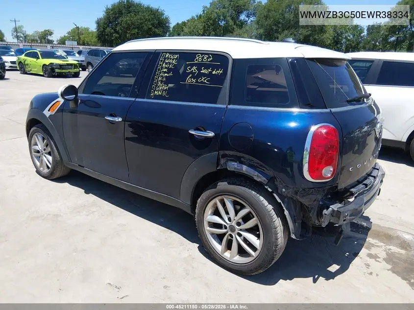 2014 Mini Countryman Cooper VIN: WMWZB3C50EWR38334 Lot: 45211150