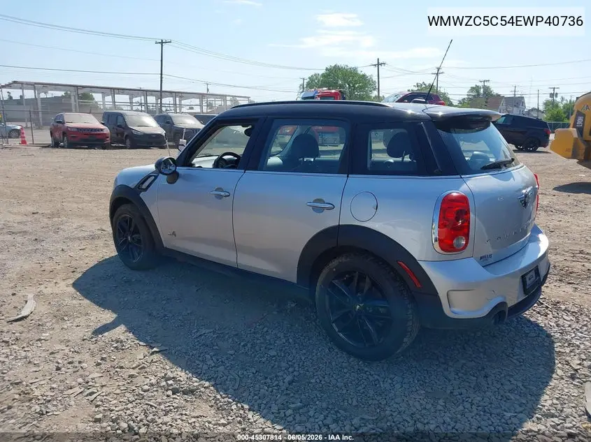 2014 Mini Countryman Cooper S VIN: WMWZC5C54EWP40736 Lot: 45307814