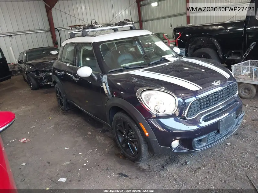 2014 Mini Countryman Cooper S VIN: WMWZC3C50EWP27423 Lot: 45333222