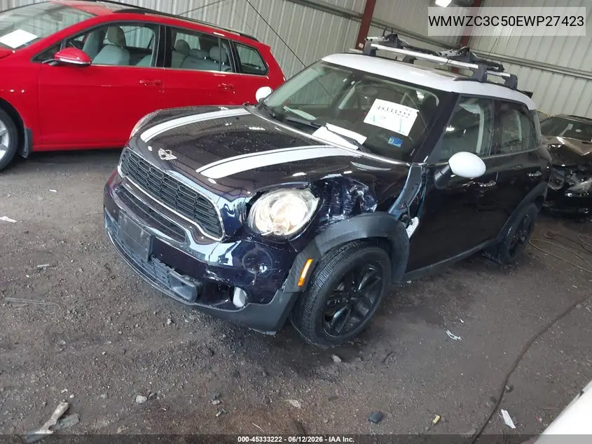 2014 Mini Countryman Cooper S VIN: WMWZC3C50EWP27423 Lot: 45333222