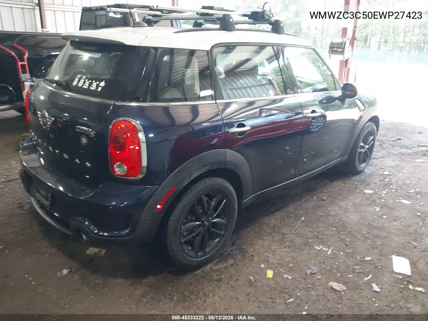 2014 Mini Countryman Cooper S VIN: WMWZC3C50EWP27423 Lot: 45333222