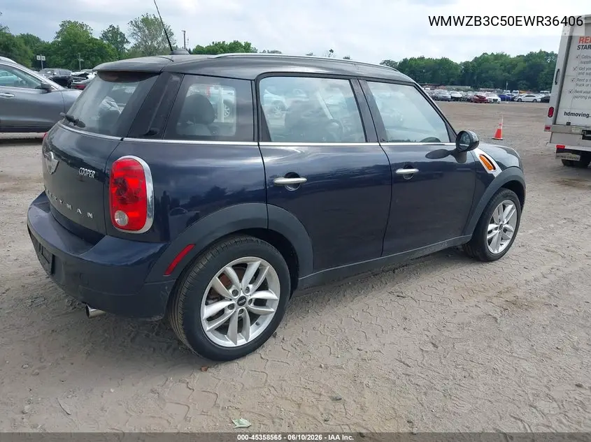 2014 Mini Countryman Cooper VIN: WMWZB3C50EWR36406 Lot: 45358565