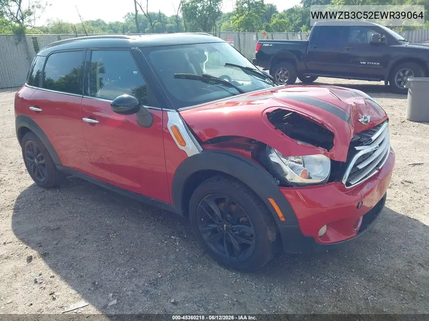 2014 Mini Countryman Cooper VIN: WMWZB3C52EWR39064 Lot: 45360218