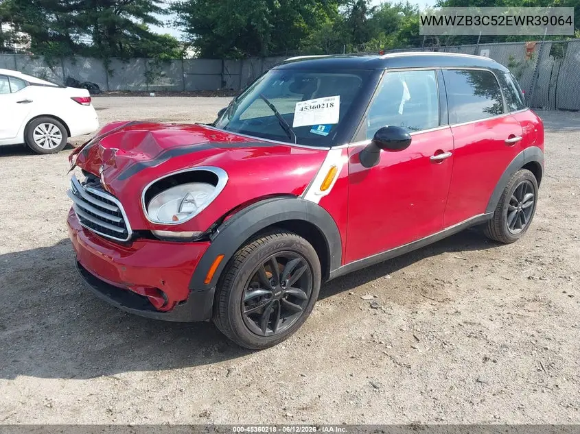 2014 Mini Countryman Cooper VIN: WMWZB3C52EWR39064 Lot: 45360218
