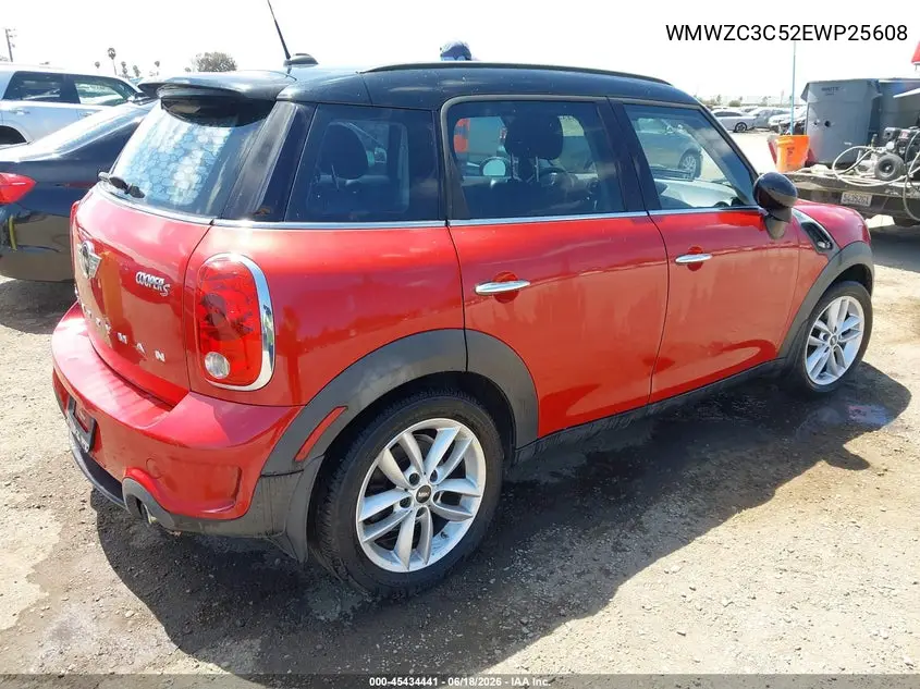 2014 Mini Countryman Cooper S VIN: WMWZC3C52EWP25608 Lot: 45434441