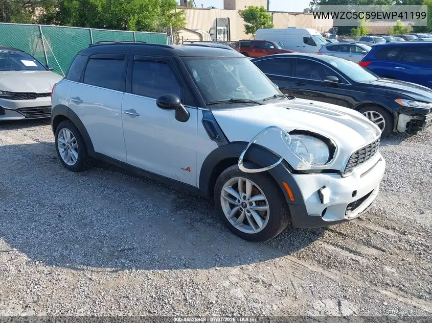 2014 Mini Countryman Cooper S VIN: WMWZC5C59EWP41199 Lot: 45525948