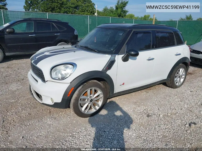 2014 Mini Countryman Cooper S VIN: WMWZC5C59EWP41199 Lot: 45525948