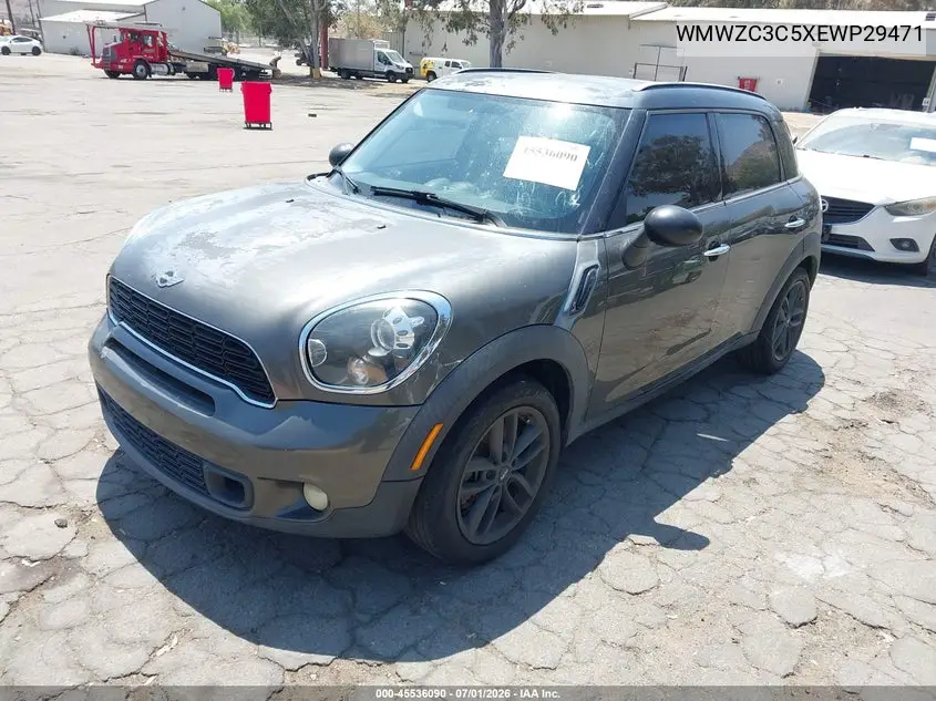 2014 Mini Countryman Cooper S VIN: WMWZC3C5XEWP29471 Lot: 45536090