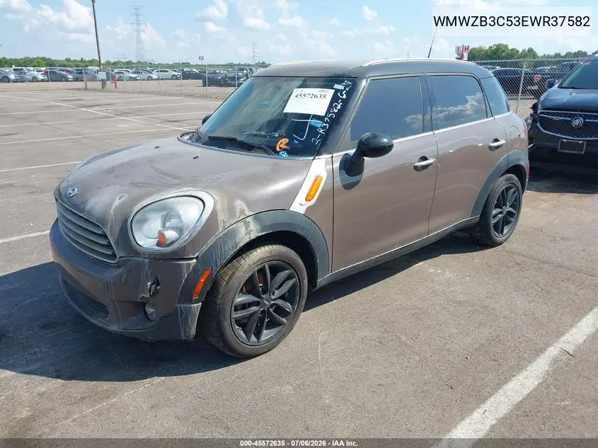 2014 Mini Countryman Cooper VIN: WMWZB3C53EWR37582 Lot: 45572635