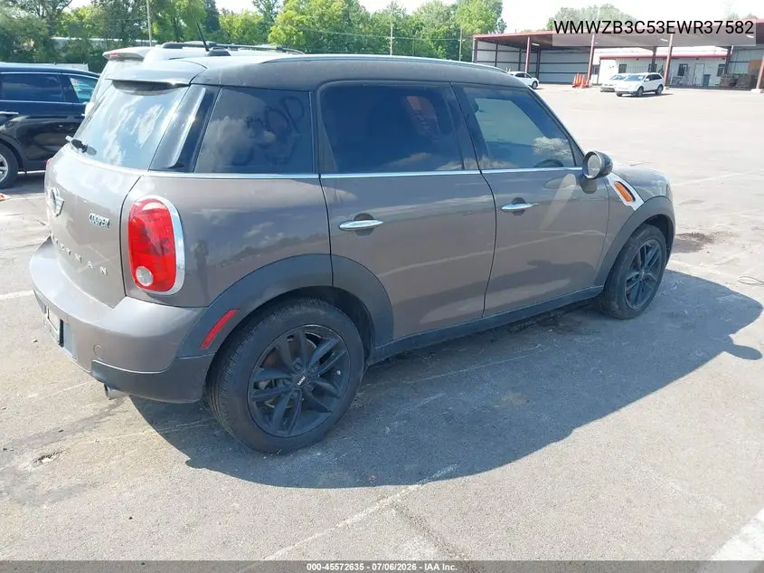2014 Mini Countryman Cooper VIN: WMWZB3C53EWR37582 Lot: 45572635