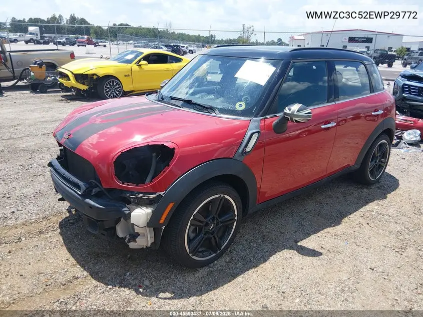 2014 Mini Countryman Cooper S VIN: WMWZC3C52EWP29772 Lot: 45593437