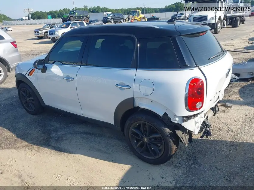 2014 Mini Countryman Cooper VIN: WMWZB3C53EWR39025 Lot: 45600209