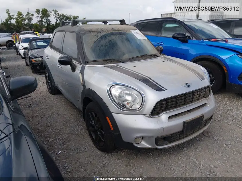 2014 Mini Countryman Cooper S VIN: WMWZC5C50EWP36912 Lot: 45625421