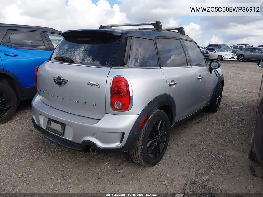 2014 Mini Countryman Cooper S VIN: WMWZC5C50EWP36912 Lot: 45625421