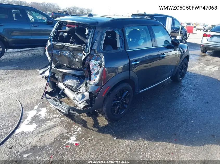 2015 Mini Countryman Cooper S VIN: WMWZC5C50FWP47068 Lot: 44380220
