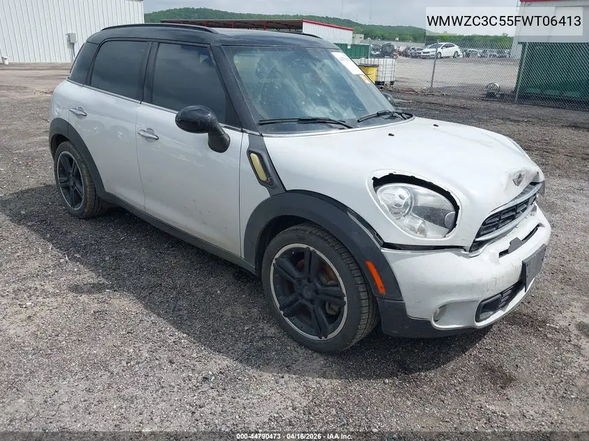 2015 Mini Countryman Cooper S VIN: WMWZC3C55FWT06413 Lot: 44790473