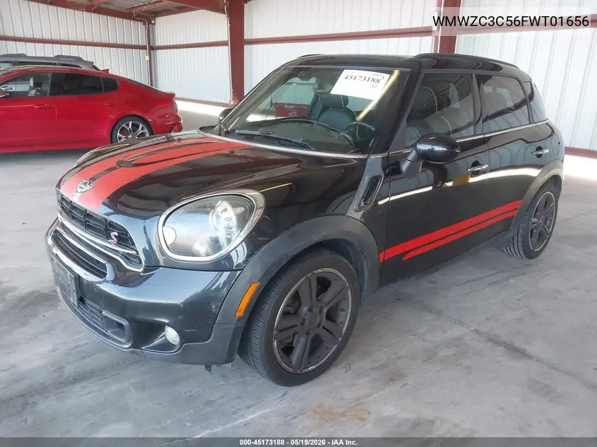 2015 Mini Countryman Cooper S VIN: WMWZC3C56FWT01656 Lot: 45173188