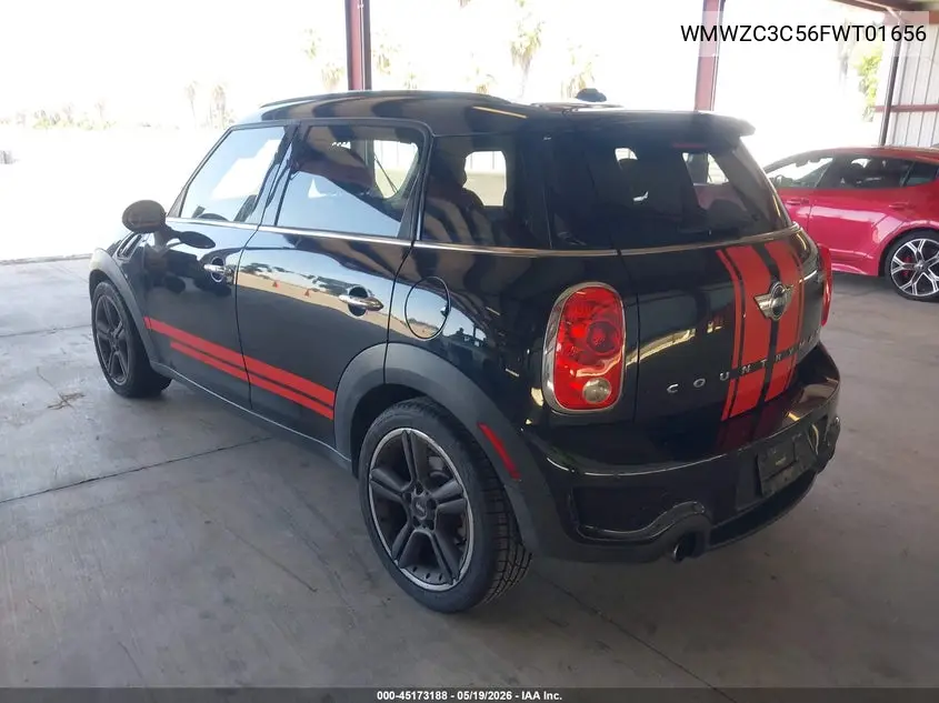 2015 Mini Countryman Cooper S VIN: WMWZC3C56FWT01656 Lot: 45173188