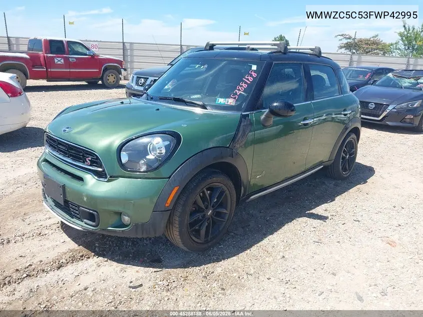 2015 Mini Countryman Cooper S VIN: WMWZC5C53FWP42995 Lot: 45288188