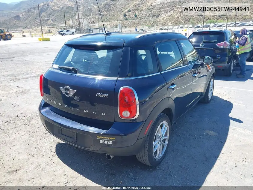 2015 Mini Countryman Cooper VIN: WMWZB3C55FWR44941 Lot: 45344160