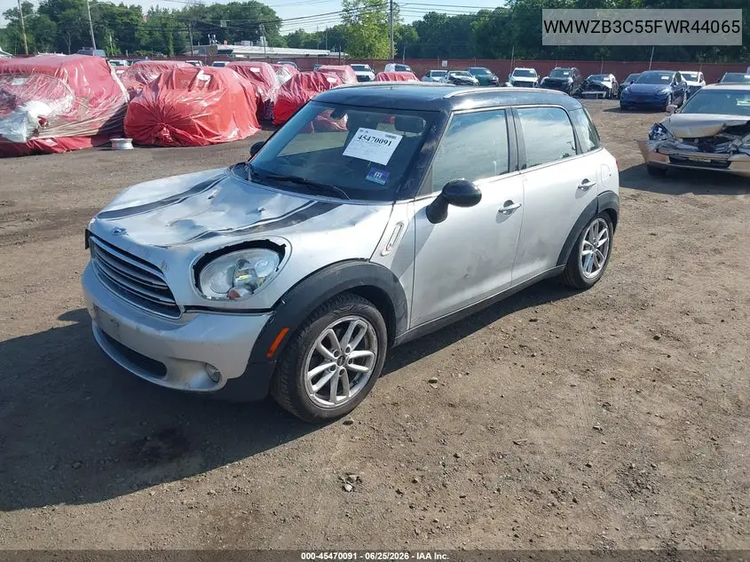 2015 Mini Countryman Cooper VIN: WMWZB3C55FWR44065 Lot: 45470091
