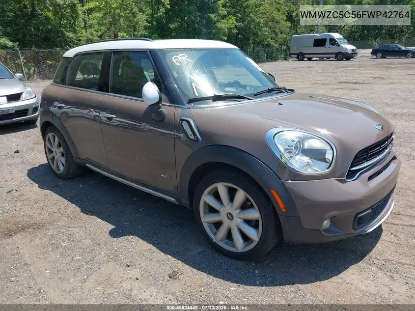 2015 Mini Countryman Cooper S VIN: WMWZC5C56FWP42764 Lot: 45624445