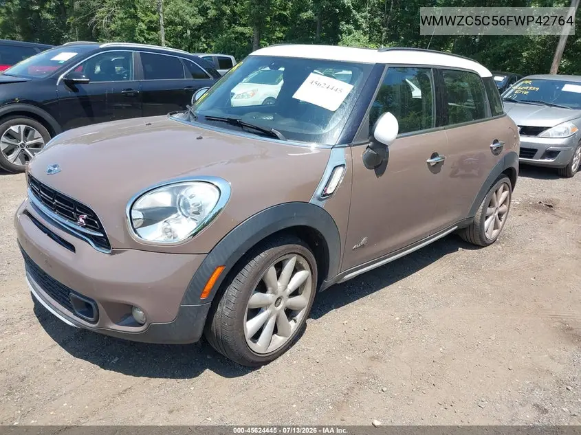 2015 Mini Countryman Cooper S VIN: WMWZC5C56FWP42764 Lot: 45624445