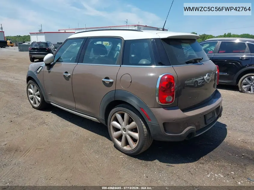 2015 Mini Countryman Cooper S VIN: WMWZC5C56FWP42764 Lot: 45624445